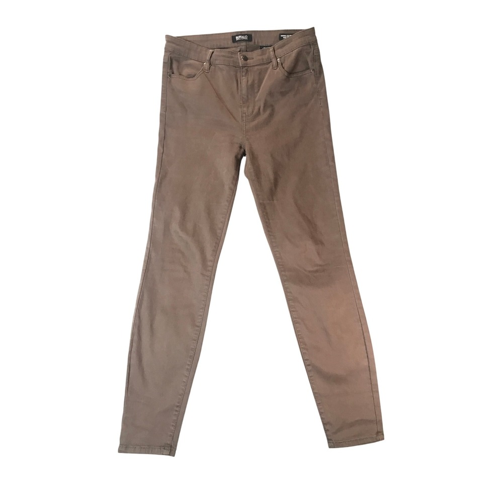 Buffalo David Bitton Jeans Women 6/28 Taupe Hanna High Rise Skinny Soft Stretch